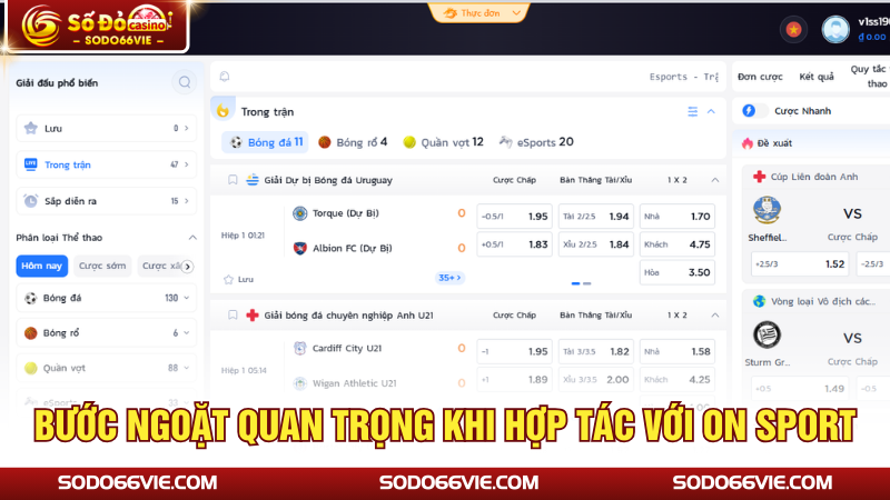 Bước ngoặt quan trọng khi hợp tác với ON Sport