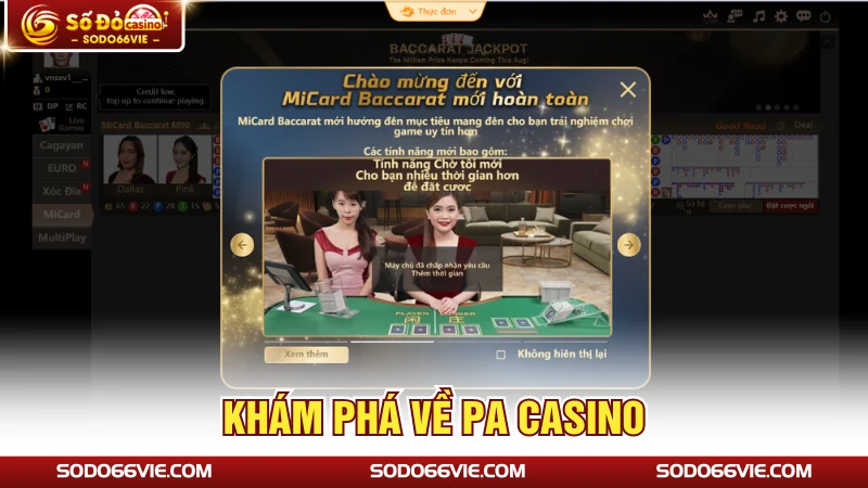 Khám phá về PA casino 