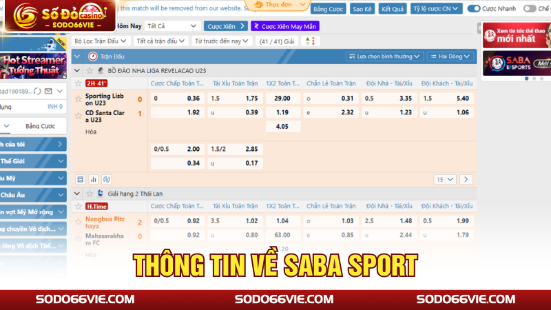 Thông tin về Saba Sport 